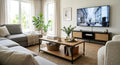 Table basse double plateau